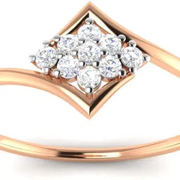 avsar Sharayu 14kt Cubic Zirconia Rose Gold ring-image-97