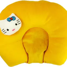 kotton candy Premium Cotton Filled Comfort and Support Microfibre Solid Baby Pillow Pack of 1 image 1