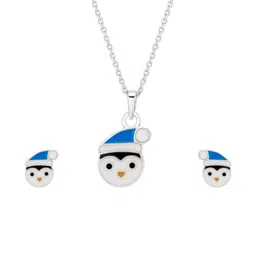 Nipura 925 Sterling Silver Rhodium-Plated Jewellery Set-image-11