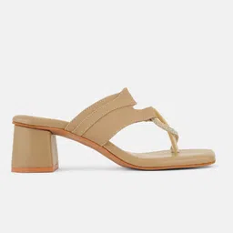 DressBerry Embellished Party Block Sandals image 3