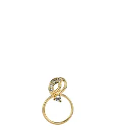 VALANOVA Women 18 Kt Gold Lab Grown Diamond Nosepin 0.4 gm-picture-13