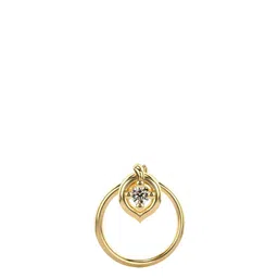 VALANOVA Women 18K Gold Lab Grown Diamond 0.02 CT Nosepin 0.33 gm-picture-35