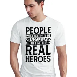 Seekbuylove Men Bio Finish Typography Printed Pure Cotton T-shirt-picture-33