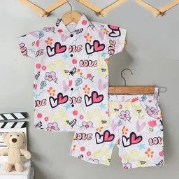 TOONKY Boys Printed Shirt with Shorts image 4