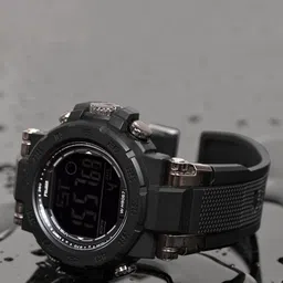 FELIZER Men Dial & Straps Digital Multi Function Watch 9067-Black-picture-19