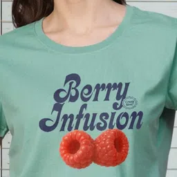 PRONK Typography Printed Cotton Relaxed Fit T-shirt image 5