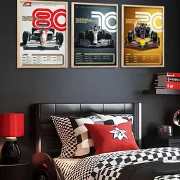 WALLLANE Multicoloured Wood Other Wall Paintings image 5