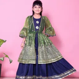 BAESD Embroidered Bell Sleeve A-Line Maxi Dress-picture-40