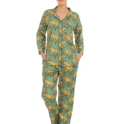 SONA Animal Printed Pure Cotton Night Suit-picture-27