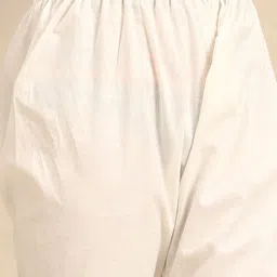 Here&Now X Sanwara Boys Floral Embroidered Regular Chikankari Kurta with Pyjamas image 3