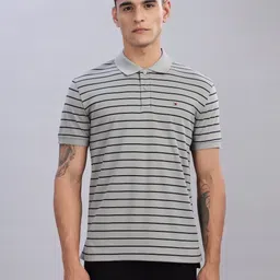 Tommy Hilfiger Men Striped Polo Collar Cotton Regular Fit T-shirt-picture-15