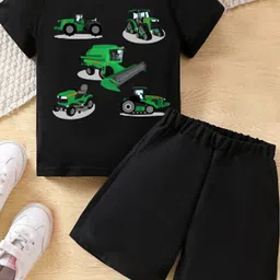YK Boys Printed T-shirt With Shorts-picture-31