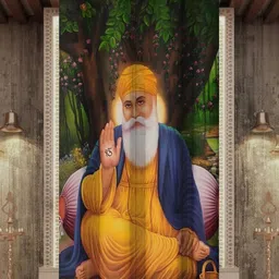 HOMEBREW FURNISHINGS Yellow & Green Quirky Door Curtain-picture-13