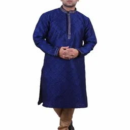 Kayatextile Woven Design Zari Mandarin Collar Kurta With Churidar-picture-37