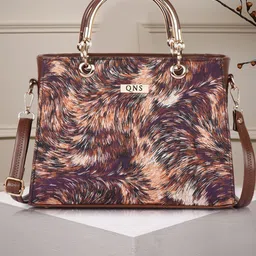 QNS Checked Printed Tote Bag-picture-19