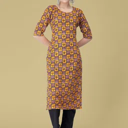 7Threads Women Pack Of 6 Ethnic Motifs Printed Kurta-picture-30