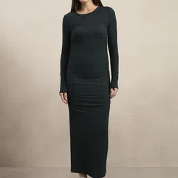 Vero Moda Women Round Neck Bodycon Maxi Dress-image-29