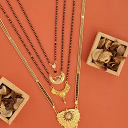 Bhanu diam Women Gold Mangalsutra-image-69