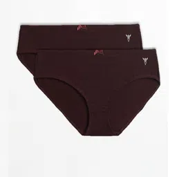 shyygl Pack of 2 Lyocell Hipster Panty Antimicrobial Odourfree Ultrasoft - Tencel image 3