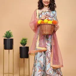 Jogmaya Fashion Girls Printed Ready to Wear Lehenga & Blouse With Dupatta image 5