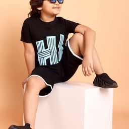 HERE&NOW Boys Printed T-shirt with Shorts-picture-30