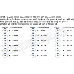 R G MART Shivling Shank 7 Stone With Para Brass Ring (18) image 5