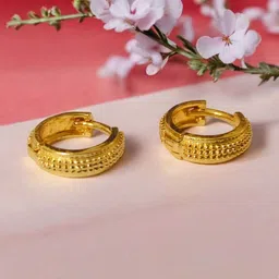 SHREE KRISHNA SHOPPING Unisex Gold-Plated Brass Earrings-picture-26