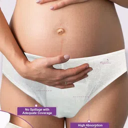 Pregawear Women Pack Of 5 Leak-Proof Disposable Maternity Underwear Basic Briefs PF005A0XS image 3