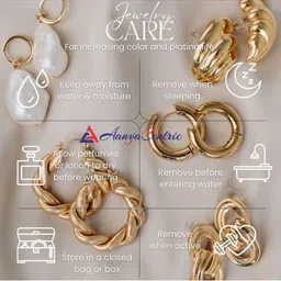 AanyaCentric Brass Gold-Plated Handcrafted Chain image 4