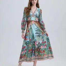 JC Collection Women Floral Printed Maxi Dress-picture-38