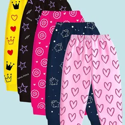 YK Kids-Girls Cotton Regular Fit Track Pants-picture-27