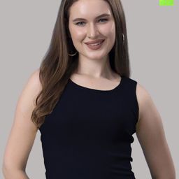 Friskers Women Pack of 2 Ribbed Cotton Fitted Crop Tops-picture-8