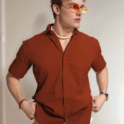 SAMRIZ Men Solid Spread Collar Casual Shirt-picture-27