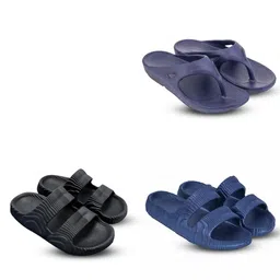 Feel alive Set Of 4 Ultra-Comfortable & Lightweight Thong Flip-Flops & Sliders-picture-22