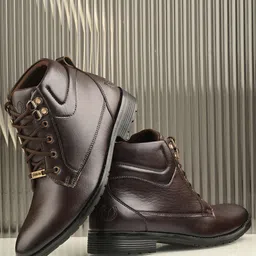 Vellinto BRETT Men Block Heeled Lace-Up Boots-picture-20