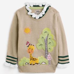 The Souled Store Girls Embroidered Printed Pullover-picture-38