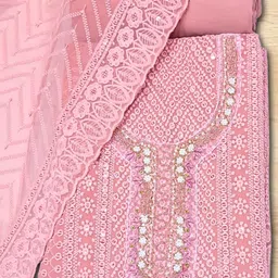 Chhabra 555 Women Embroidered Unstitched Dress Material-image-97
