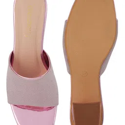 DressBerry Textured Party Block Mules image 3