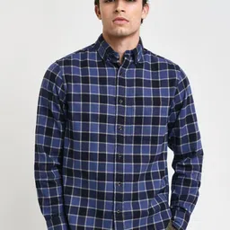 GANT Men Opaque Checked Casual Shirt-picture-40