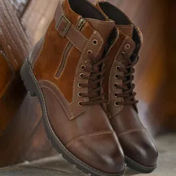 Harrytech London Men Leather Biker Boots-picture-12