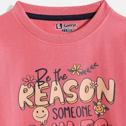 Eteenz Typography Printed Fleece Sweatshirt image 5