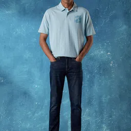 Flying Machine Men Tapered Fit Light Fade Stretchable Jeans image 4