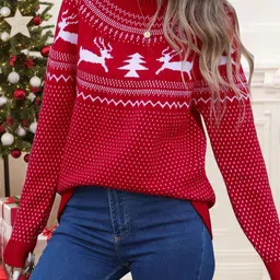 StyleCast Women Fair Isle Printed Pullover-picture-37