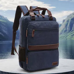 Goatter Men Multi Pocket Travel Laptop Backpack image 1