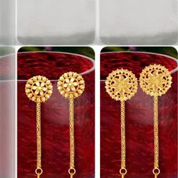 VIVASTRI Women Gold-Plated Alloy Earrings-picture-29