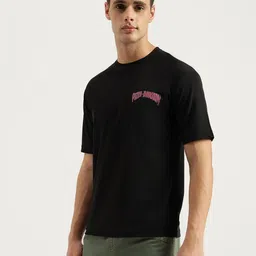 SENJARYA TIMES Men Graphic Printed Round Neck Cotton Oversized T-shirt image 4