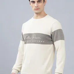 Cantabil Men Typography Pullover image 4