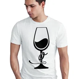 Seekbuylove Abstract Printed Round Neck T-shirt image 4