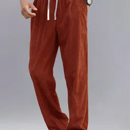 RAJOVATI Men Loose Fit Mid-RiseTrousers-picture-22