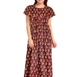 AAKARSHANA CREATION Women Printed Cotton Nightdress-picture-21